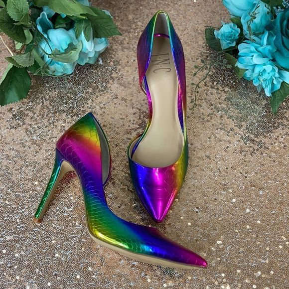 INC International Concepts Shoes Incmulticolor Kenjay Dorsay Pumps